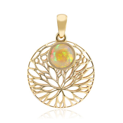9K AAA Welo Opal Gold Pendant (Ornaments by de Melo)
