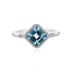 Sky Blue Topaz Silver Ring
