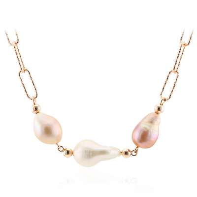 White Freshwater Pearl Silver Necklace (TPC)