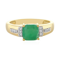 Socoto Emerald Silver Ring