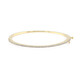 Zircon Silver Bangle