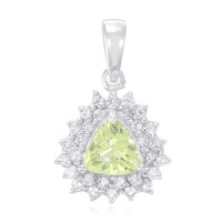 Fancy Tourmaline Silver Pendant
