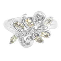 Fancy Tourmaline Silver Ring
