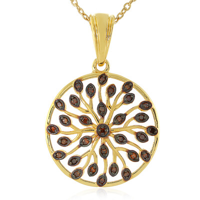 I3 Red Diamond Silver Necklace