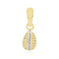 I2 (I) Diamond Silver Pendant