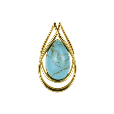 Turquoise Silver Pendant (dagen)