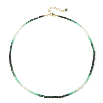 Brazilian Emerald Silver Necklace