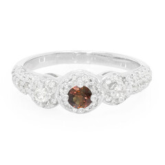 Unheated Colour Change Sapphire Silver Ring