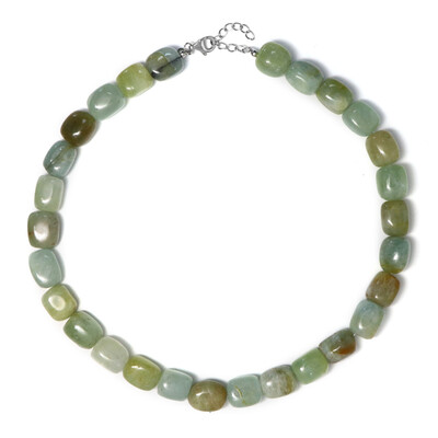 Peruvian Opal Silver Necklace