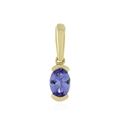 9K AAA Tanzanite Gold Pendant
