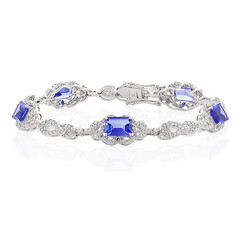 18K AAA Tanzanite Gold Bracelet (de Melo)