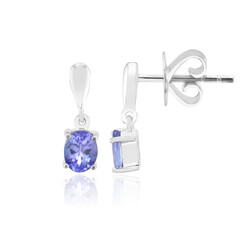 Tanzanite Silver Earrings (Pallanova)