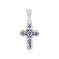 Iolite Silver Pendant