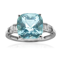 18K AAA Brazilian Aquamarine Gold Ring (CIRARI)
