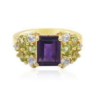 Zambian Amethyst Silver Ring