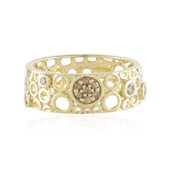 9K I2 Champagne Diamond Gold Ring (Ornaments by de Melo)