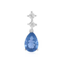 Colour Change Fluorite Silver Pendant