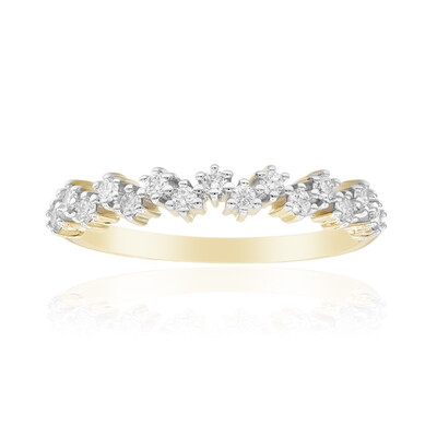 9K SI1 (G) Diamond Gold Ring (Annette)