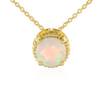 Welo Opal Silver Necklace