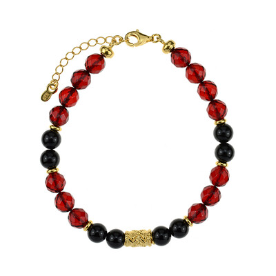 Colombian red Amber Silver Bracelet (dagen)