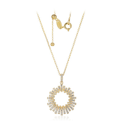 White Topaz Silver Necklace