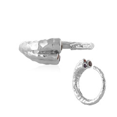 Indian Garnet Silver Ring