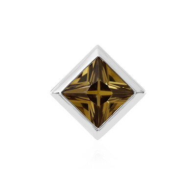 Yellow Zircon Silver Pendant (MONOSONO COLLECTION)