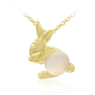 Rose Quartz Silver Necklace