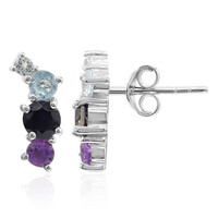 Iolite Silver Earrings
