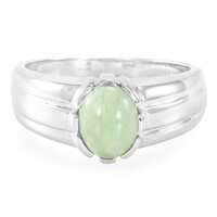 Imperial Chrysoprase Silver Ring