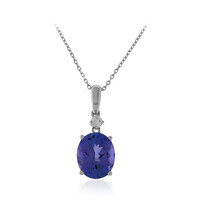 18K AAA Tanzanite Gold Necklace (CIRARI)