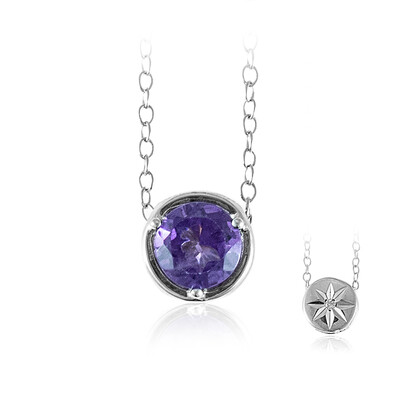 Zambian Amethyst Silver Chain