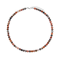Agate Silver Necklace