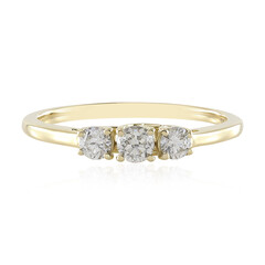 9K IF (G) Diamond Gold Ring (de Melo)