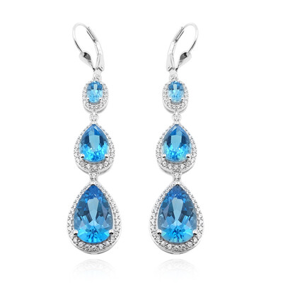 Marambaia Topaz Silver Earrings