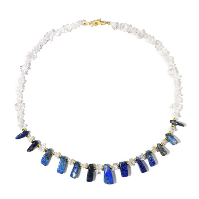 White Quartz Silver Necklace