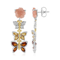 Madeira Citrine Silver Earrings (Gems en Vogue)