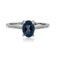 Neptune Topaz Silver Ring