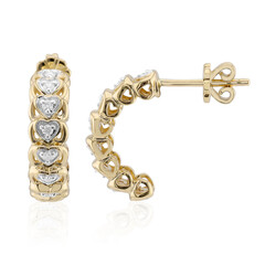 9K SI1 (G) Diamond Gold Earrings
