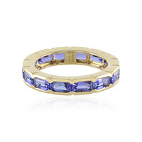 9K AAA Tanzanite Gold Ring (de Melo)