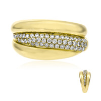 14K SI1 (H) Diamond Gold Ring (CIRARI)