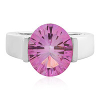 Anniversary Topaz Silver Ring