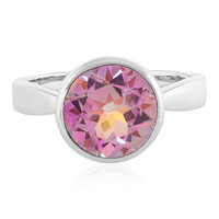 Anniversary Topaz Silver Ring