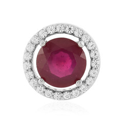 Madagascar Ruby Silver Pendant