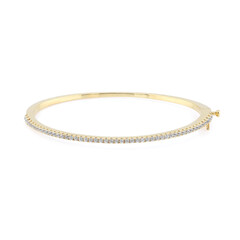 Zircon Silver Bangle