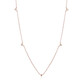 9K VVS2 Brown Diamond Gold Necklace
