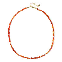 Carnelian Silver Necklace
