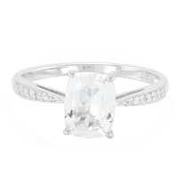 Goshenite Silver Ring