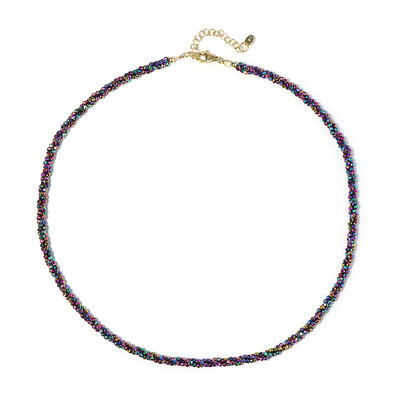 Mystic Hematite Silver Necklace