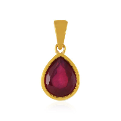 Madagascar Ruby Silver Pendant